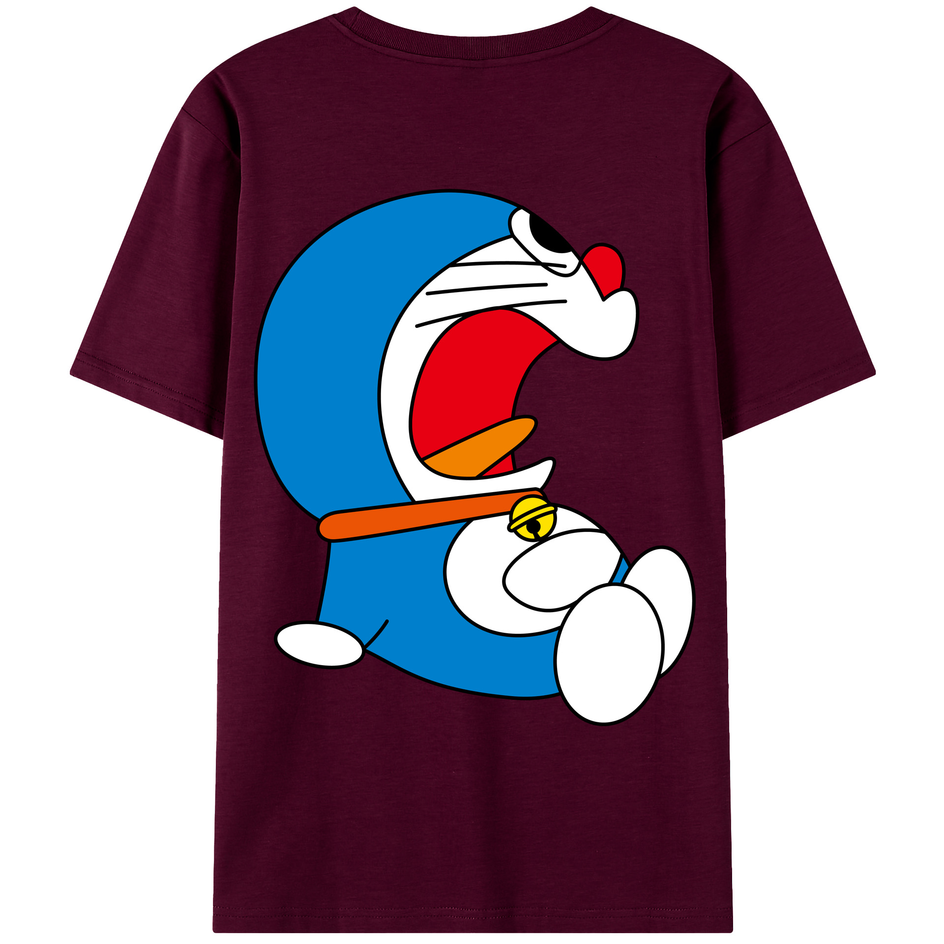 （画像用） ドラえもん Doraemon レディース半袖Tシャツ(バックプリント)